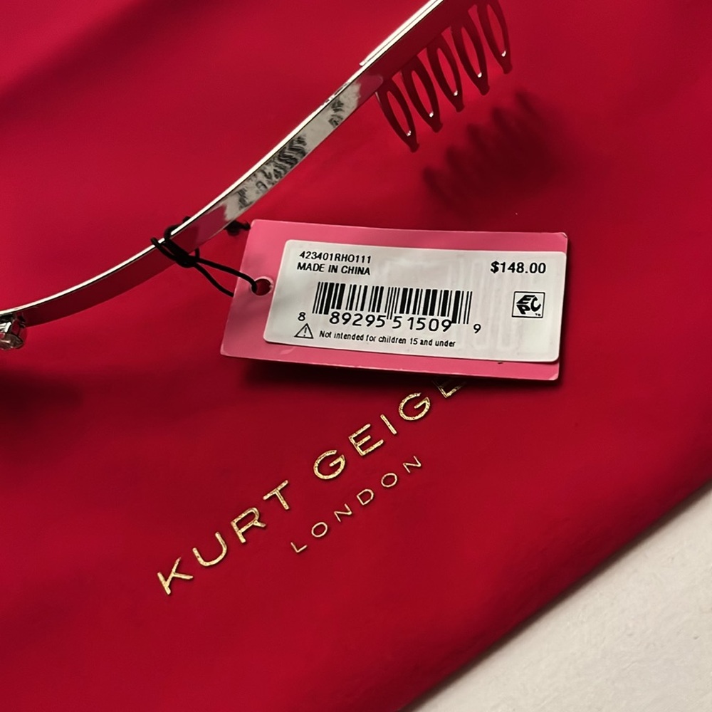 Kurt Geiger Eagle Tiara Crystal Cubic Zircinia NWT - Picture 12 of 12
